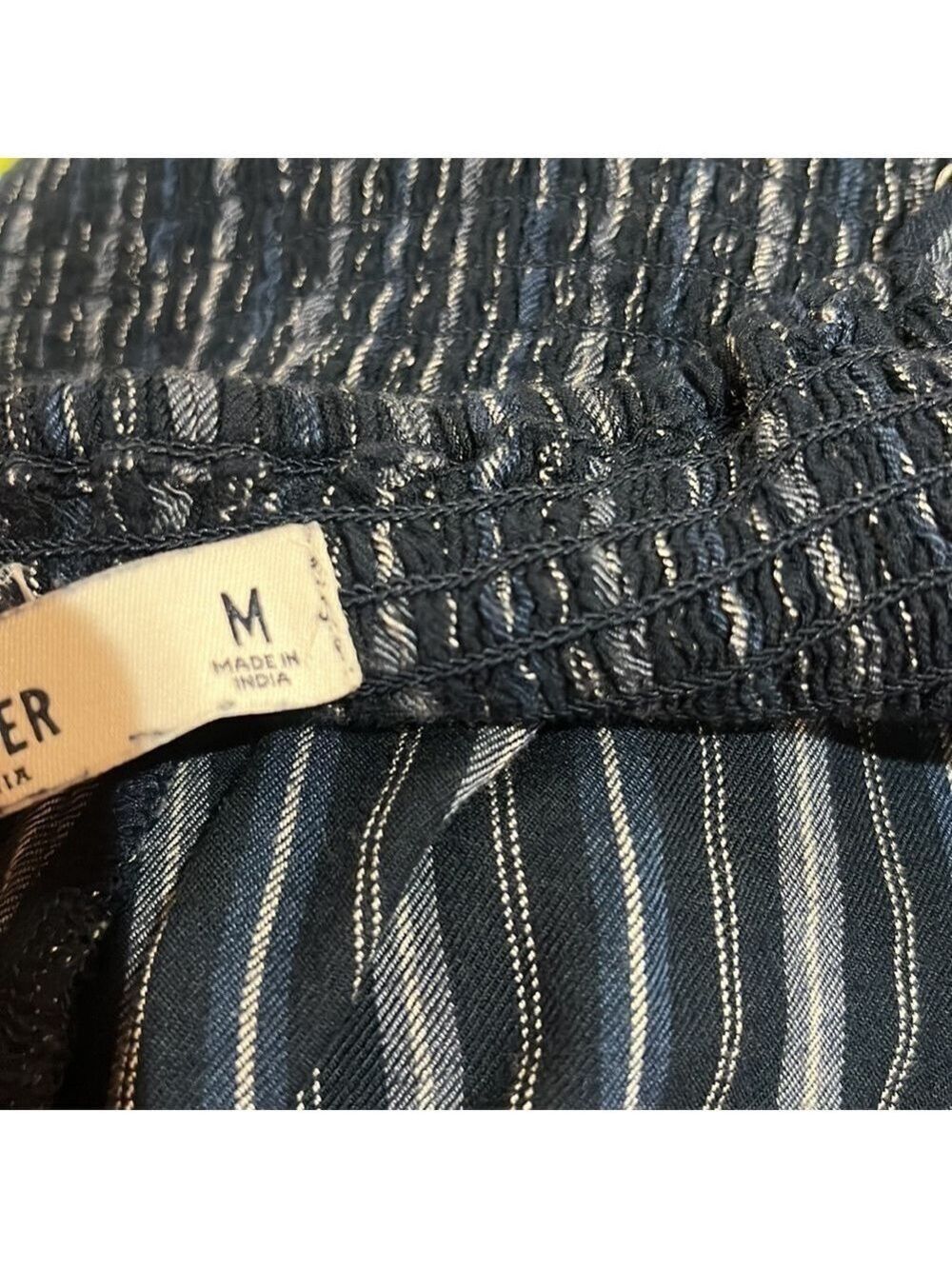 Hollister Striped Jumpsuit Blue Size Medium - Picture 11 of 12